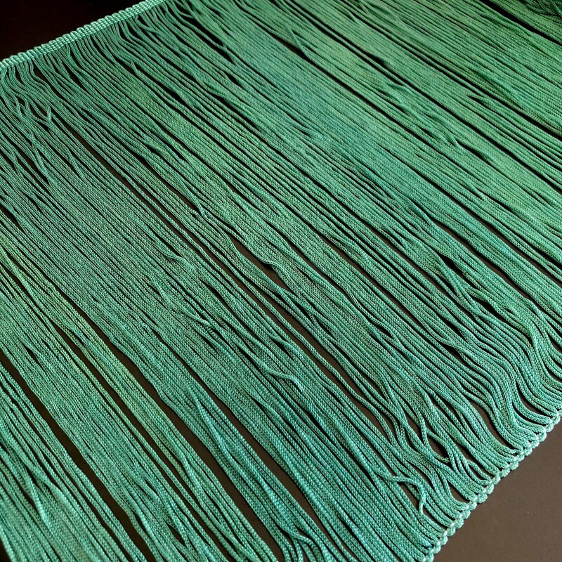 Franja Verde Malva - 30 cm 